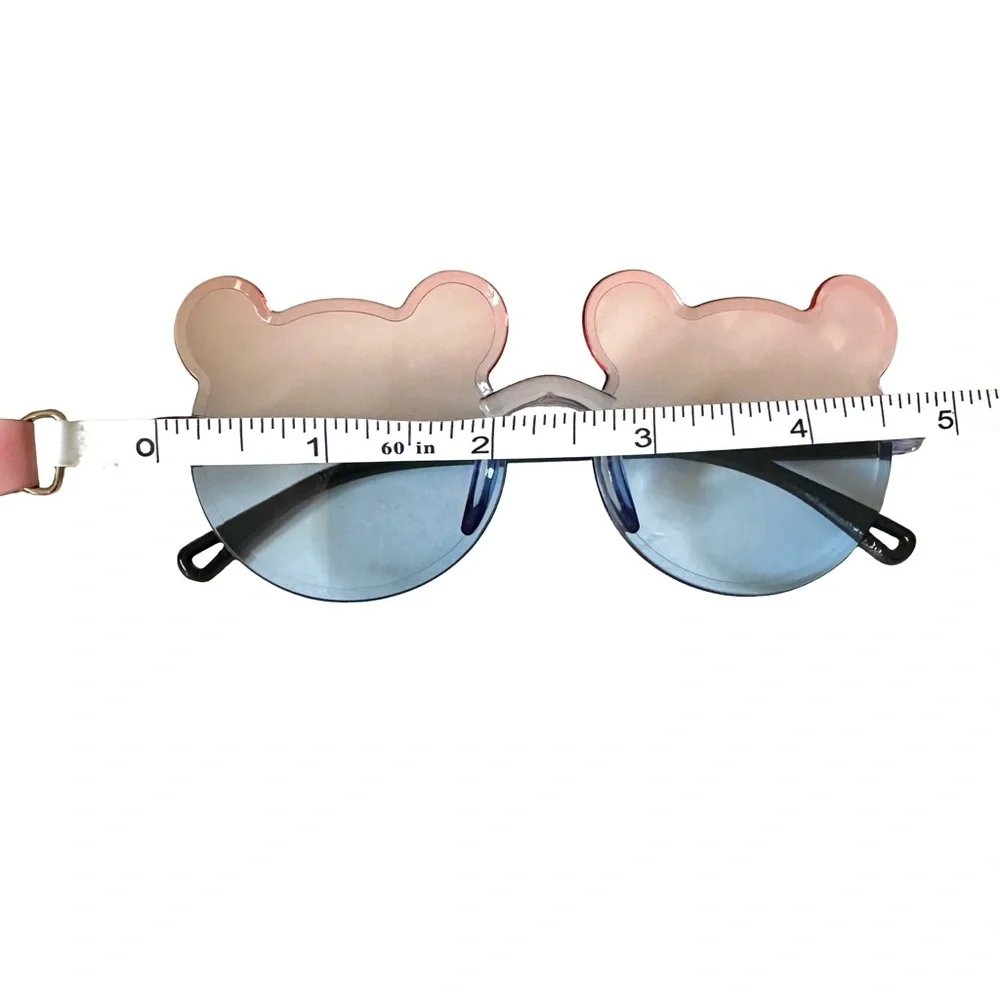 ⭐️ 5 for $25 Kids Bear Shaped Sunglasses with Pink & Blue Lenses
